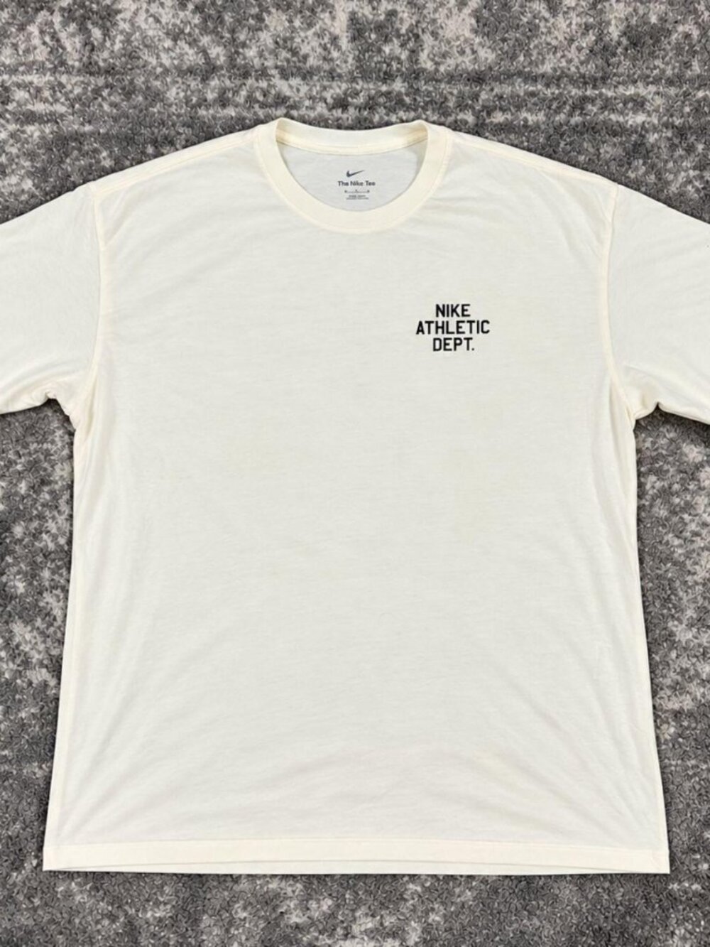 Nike Athletic Dept. Cream Minimal Graphic T-Shirt